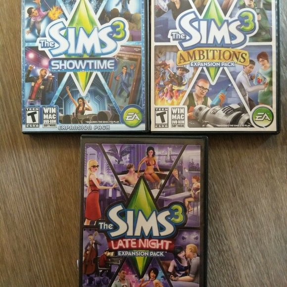 The Sims BUNDLE 3 Late Night Expansion, Showtime, - Picture 1 of 4